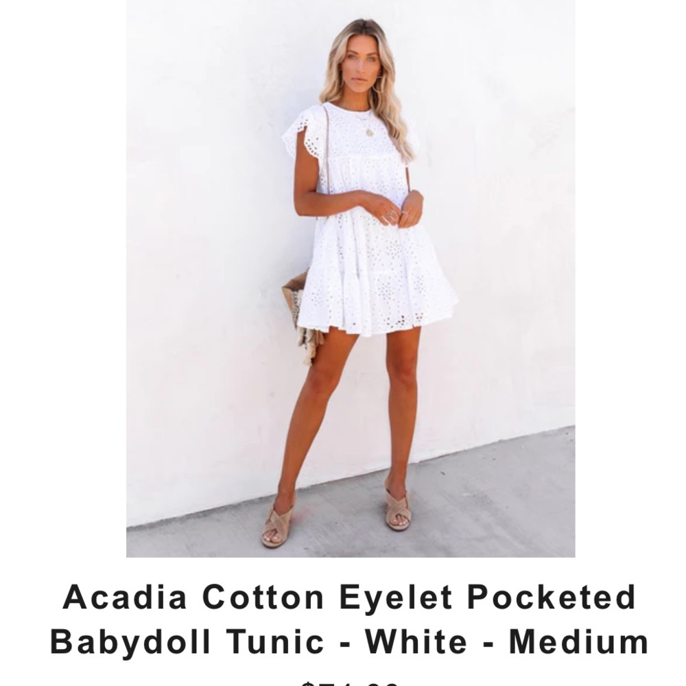 White Vici Sundress